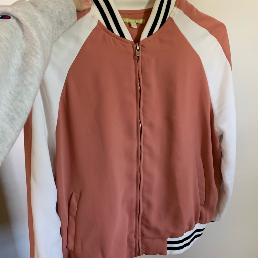 Unique and fun bomber jacket!